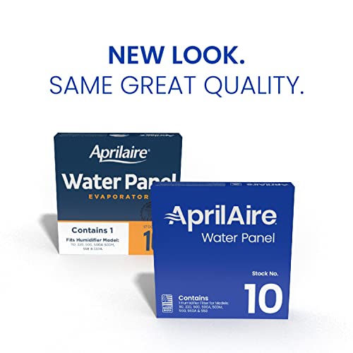 AprilAire 10 Water Panel Humidifier Filter Replacement for AprilAire Whole House Humidifier Models 110, 220, 500, 500A, 500M, 550, 550A, 558 (Pack of 2)