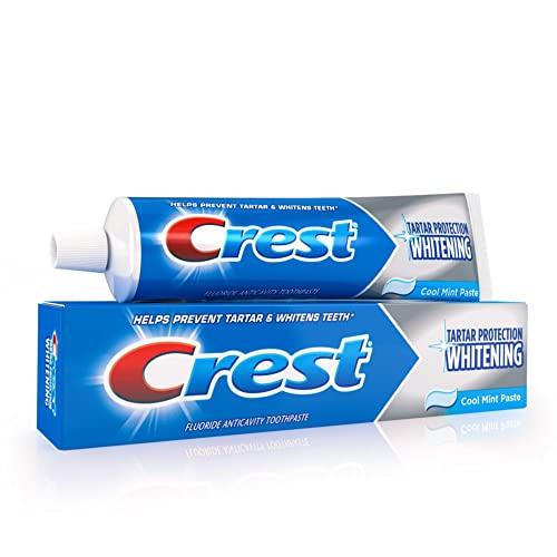 Crest Tartar Protection Whitening Cool Mint Flavor Toothpaste 8.2 Oz (Pack of 4)