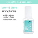 essie Nail Care, 8-Free Vegan, All In One Base Coat and Top Coat, strength and shine nail polish, 0.46 fl oz