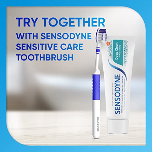 Sensodyne Deep Clean Sensitive Toothpaste, Cavity Prevention and Sensitive Teeth Treatment - 4 Ounces