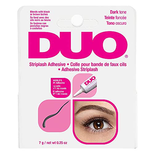 Duo Strip Lash Adhesive White/Clear, for Strip False Eyelash, 0.25 oz, 1-Pack