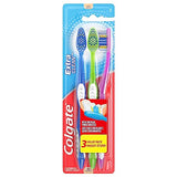 Colgate Extra Clean Toothbrush, Medium Bulk Toothbrush Pack, Adult Medium Bristle Toothbrushes with Ergonomic Handle and Circular Cleaning Bristles, Helps Remove Surface Stains, 6 Pack