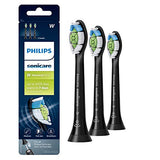 Philips Sonicare Genuine W DiamondClean Toothbrush Heads, 2 Brush Heads, Black, HX6062/95