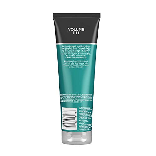 John Frieda Volume Lift Lightweight Conditioner for Natural Fullness, 8.45 Ounces, Safe for Colour-Treated Hair, Volumizing Conditioner for Fine or Flat Hair