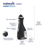 Waterpik Cordless Advanced Water Flosser For Teeth, Gums, Braces, Dental Care With Travel Bag and 4 Tips, ADA Accepted, Rechargeable, Portable, and Waterproof, Gray WP-587