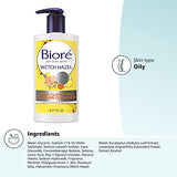 Bioré Witch Hazel Pore Clarifying Acne Face Wash, Exfoliating Facial Cleanser, 2% Salicylic Acid Acne Treatment for Acne Prone, Oily Skin, 6.77 Ounce