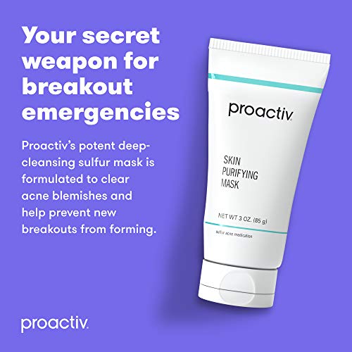 Proactiv Skin Purifying Acne Face Mask and Acne Spot Treatment - Detoxifying Facial Mask with 6% Sulfur 3 Oz 90 Day Supply