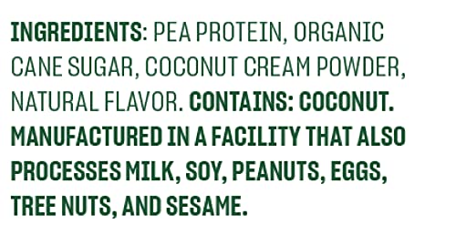 Vega Protein Made Simple, Dark Chocolate - Stevia Free Vegan Protein Powder, Plant Based, Healthy, Gluten Free, Pea Protein for Women and Men, 9.6 oz (Packaging May Vary)