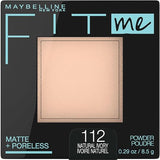 Maybelline Fit Me Matte + Poreless Pressed Face Powder Makeup & Setting Powder, Fair Ivory, 1 Count