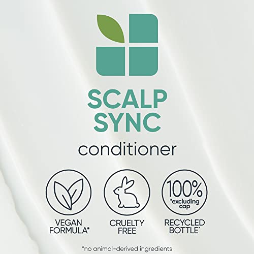 Biolage Scalp Sync Conditioner | Weightlessly Soothes & Nourishes To Promote A Healthy-Looking Scalp | Paraben Free | For All Hair Types | Cruelty Free | Vegan | Salon Conditioner | 33.8 Fl. Oz