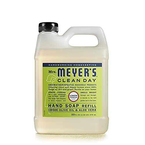 MRS. MEYER'S CLEAN DAY Clean Day Liquid Hand Soap, Cruelty Free and Biodegradable Formula, Honeysuckle Scent, 12.5 oz- Pack of 3