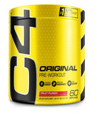 C4 Original Pre Workout Powder Fruit Punch - Vitamin C for Immune Support - Sugar Free Preworkout Energy for Men & Women - 150mg Caffeine + Beta Alanine + Creatine - 60 Servings