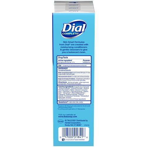 Dial Antibacterial Bar Soap, Spring Water, 32 Bars, 8 Count (Pack of 4)