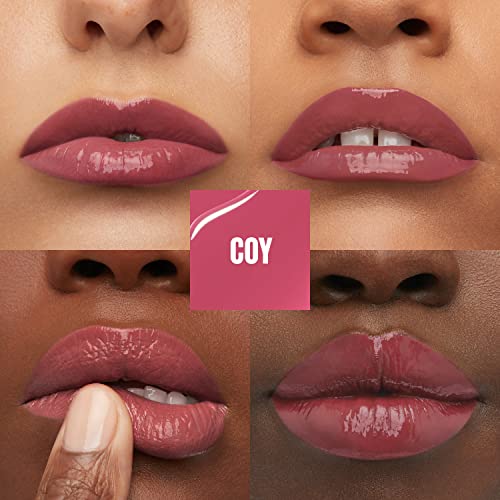 MAYBELLINE New York Super Stay Vinyl Ink Longwear No-Budge Liquid Lipcolor Makeup, Highly Pigmented Color and Instant Shine, Royal, Deep Wine Red Lipstick, 0.14 fl oz, 1 Count