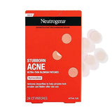 Neutrogena Stubborn Acne Blemish Patches, Ultra-Thin Hydrocolloid Acne Patch Absorbs Fluids & Removes Impurities To Help Pimples Look Smaller After One Use, 2 x 24 Patches, (48 Patches)