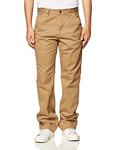 Carhartt Mens Relaxed Fit Twill Utility Work Pant, Dark Khaki, 50W x 32L