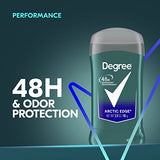 Degree Men Original Deodorant 48-Hour Odor Protection Arctic Edge Deodorant For Men 3 oz, Pack of 6