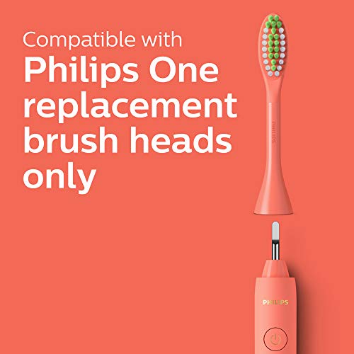 PHILIPS One by Sonicare Battery Toothbrush, Mango Yellow, HY1100/02