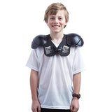 Franklin Sports Kids Costume Football Shoulder Pads - Lightweight Dress Up Shoulder Pads for Youth + Toddlers - Perfect for Halloween Football Costumes,Black