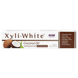 NOW Solutions, Xyliwhite™ Toothpaste Gel, Coconut Oil, Cleanses and Whitens, Cool Coconut-Mint Taste, 6.4-Ounce