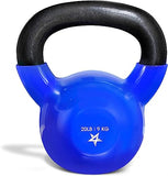 Yes4All Vinyl Coated Kettlebell Weights Set – Great for Full Body Workout and Strength Training – Vinyl Kettlebell 15 lbs