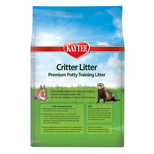 Kaytee Premium Potty Training Critter Litter for Pet Ferrets, Rabbits & Other Small Animals, 8 lb