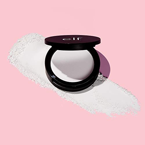 e.l.f., Perfect Finish HD Powder, Convenient, Portable Compact, Fills Fine Lines, Blurs Imperfections, Soft, Smooth Finish, Anytime Wear, 0.28 Oz