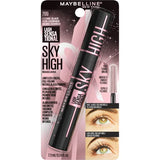 Maybelline New York Lash Sensational Sky High Serum Infused Lash Primer for Mascara, Lengthening, Thickening, Tinted and Washable Formula, Soft Black, 1 Count