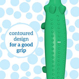 Dr. Brown's Baby and Toddler Toothbrush, Green and Orange Dinosaur 2-Pack, 1-4 Years