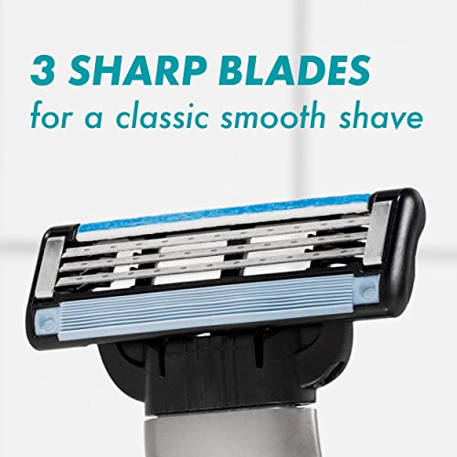 Mach3 Razor Refills for Men, 8 Razor Blade Refills