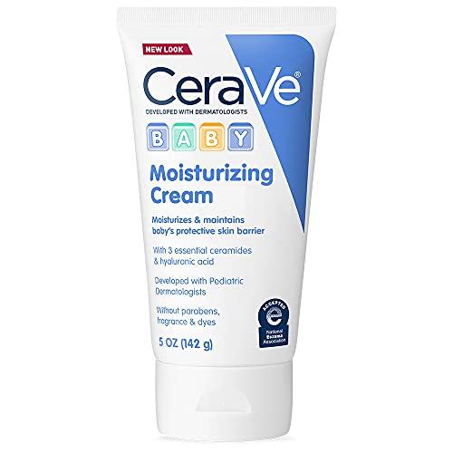 CeraVe Baby Cream | Gentle Moisturizing Cream with Ceramides | Fragrance, Paraben, Dye & Phthalates Free | Rich & Non-Greasy Feel | Gentle Baby Skin Care | 8 Ounce