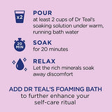 Dr Teal's Pure Epsom Salt Soak, Relax & Relief with Eucalyptus & Spearmint, 3lbs