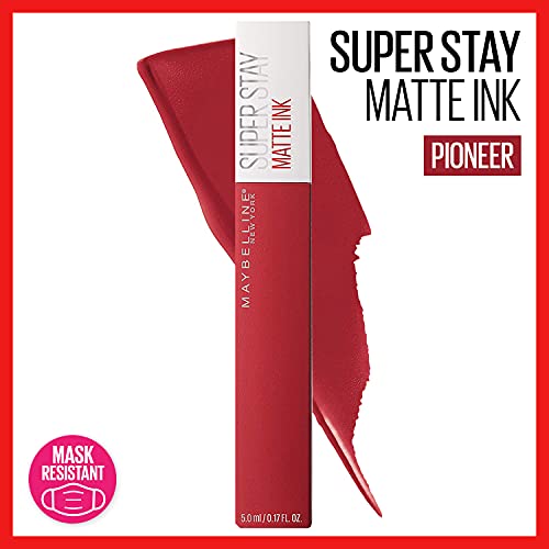 Maybelline New York Super Stay Matte Ink Liquid Lipstick Makeup, Long Lasting High Impact Color, Up to 16H Wear, Inspirer, Light Mauve Pink, 1 Count