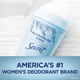 Secret Aluminum Free Deodorant for Women, Rose Scent 2.4 oz (Pack of 3)