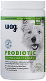 Amazon Brand - Wag Probiotic Supplement Chews for Dogs, Natural Duck Flavor, 90 count