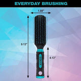 Conair Salon Results Vent Hairbrush Set, Travel Hairbrush and Full-Size Hairbrush Included, Color May Vary, 2 Count