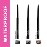 wet n wild Mega Last Breakup Proof Liquid Waterproof Eyeliner, Black, Quick Drying Retractable Gel Eyeliner, Smudge Resistant, Long Lasting 16 Hour Wear, Ultra Fine Brush Tip Pen