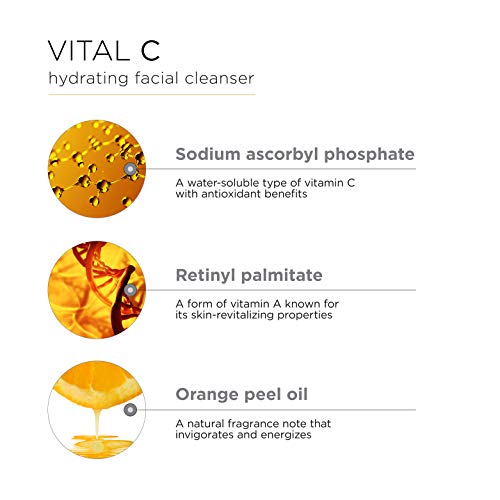 IMAGE Skincare, VITAL C Hydrating Facial Cleanser, Gentle Face Wash with Vitamin C, E and A, 6 fl oz