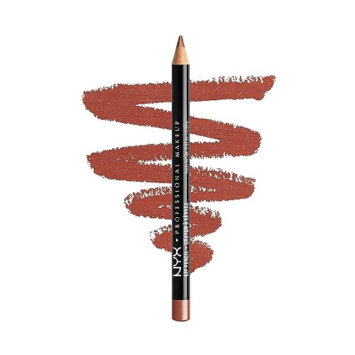 NYX PROFESSIONAL MAKEUP Slim Lip Pencil, Long-Lasting Creamy Lip Liner - Peakaboo Neutral