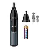 Philips Norelco Nose Trimmer 5000, For Nose, Ears, Eyebrows, Black and Silver, NT5600/42