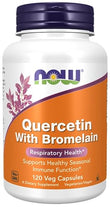 NOW Supplements, Quercetin with Bromelain, Balanced Immune System*, 120 Veg Capsules