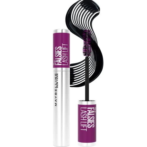 Maybelline New York The Falsies Lash Lift Washable Mascara Volumizing, Lengthening, Lifting, Curling, Multiplying, Eye Makeup, Ultra Black, 1 Count