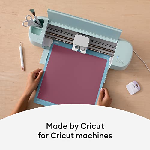 Cricut Premium Vinyl Removable for All Cricut Cutting Machines, No Residue Vinyl for DIY Crafts, Wall Decals, Stickers, In-House Decor and More, Lipstick