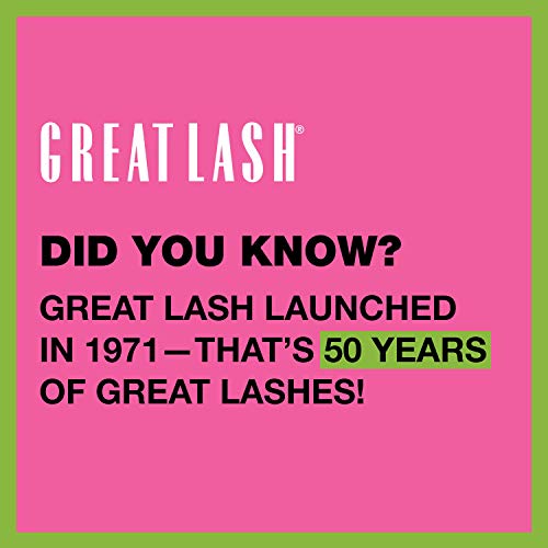 Maybelline Great Lash Washable Mascara Makeup, Volumizing Lash-Doubling Formula That Conditions As It Thickens, Very Black, 2 Count