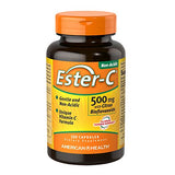 American Health Ester-C With Citrus Bioflavonoids Capsules - 24-Hour Immune Support, Gentle On Stomach, Non-Acidic Vitamin C - Non-GMO, Gluten-Free - 1000 mg, 90 Count, 90 Servings