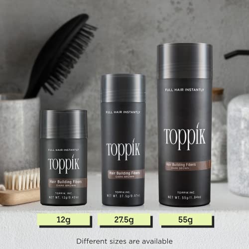 Toppik Hair Building Fibers, Light Brown, 12g