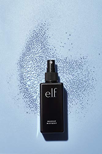 e.l.f. Makeup Mist & Set - Large Lightweight, Long Lasting, All-Day Wear Revitalizes, Refreshes, Hydrates, Soothes Infused with Aloe, Green Tea and Cucumber 4 Fl Oz