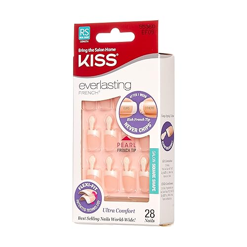 Kiss Products Everlasting French Nail Kit, String of Pearls, 0.07 Pound (28 Count)