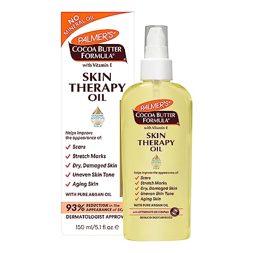 Palmer's Cocoa Butter Formula Skin Therapy Moisturizing Body Oil with Vitamin E, Rosehip Fragrance, 5.1 Ounces