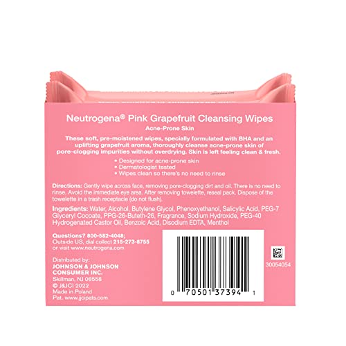 Neutrogena Make-Up Remover Cleansing Towelettes, 7 Count, Packaging May Vary